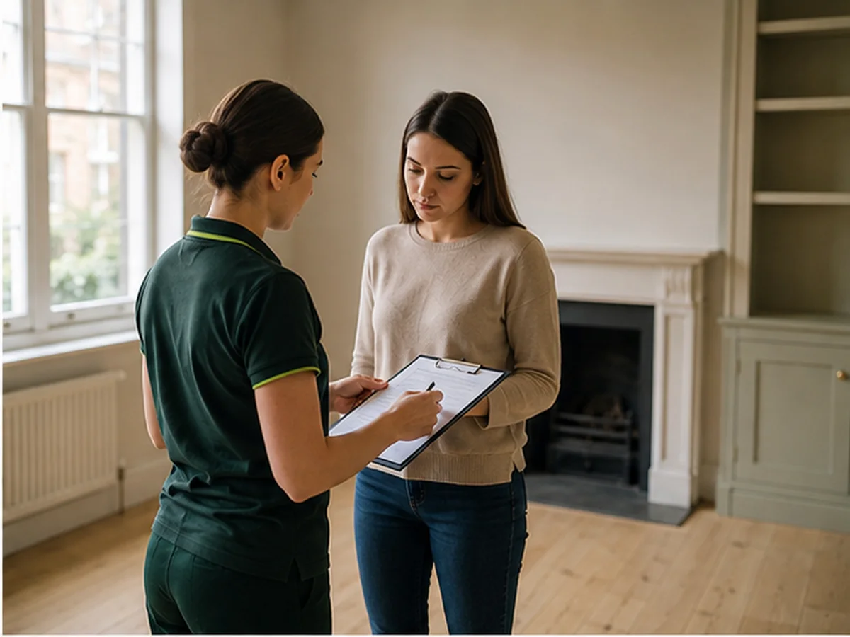 Letting Agent End of Tenancy Cleaning London room register, cleaning scope and handover review in London