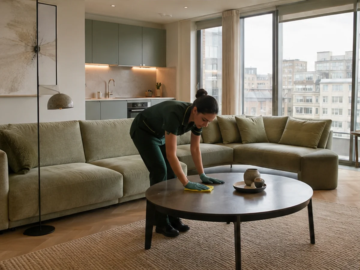 London property room register and key handover plan