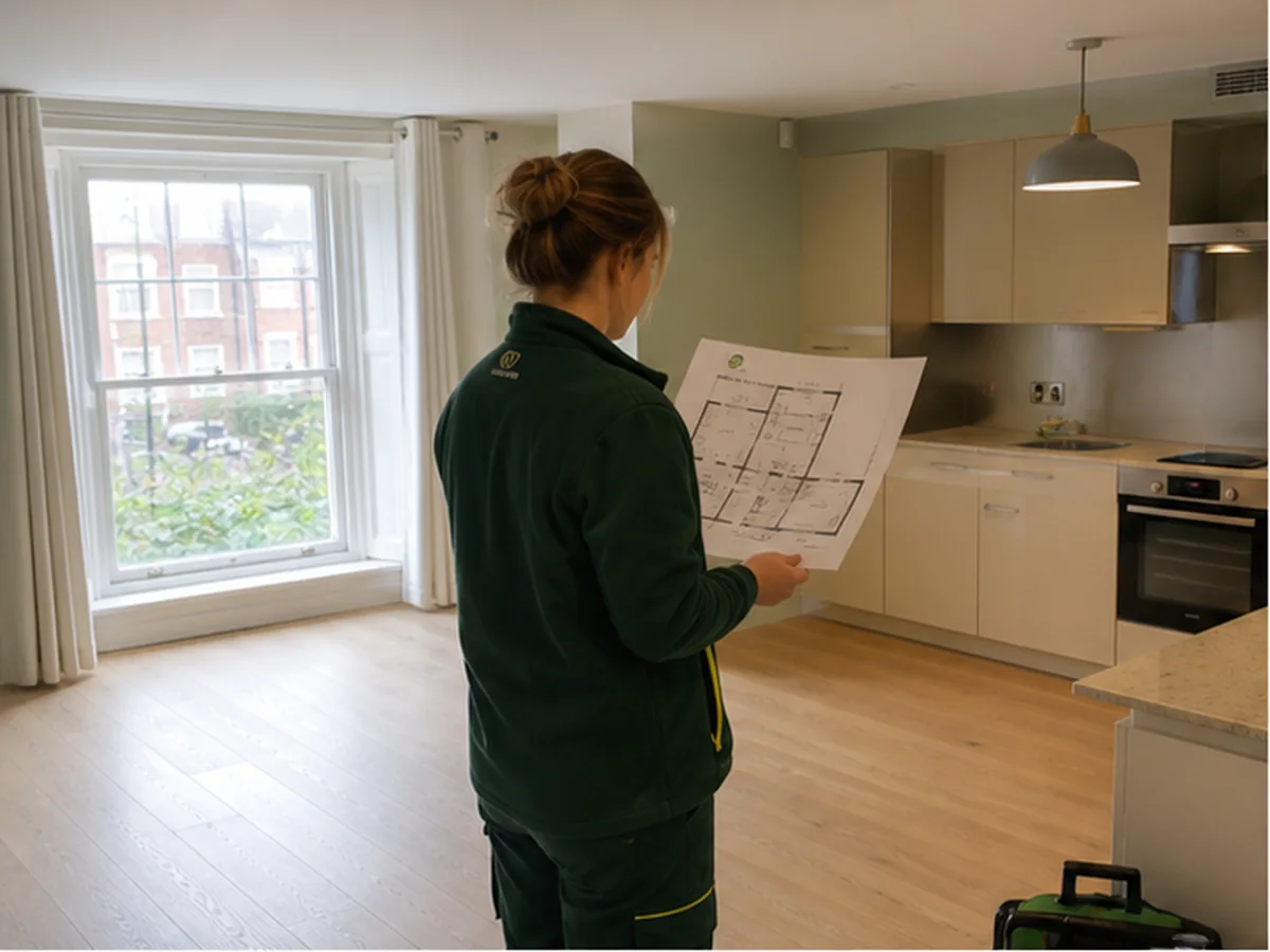 Living Room Cleaning London property cleaning scope and handover planning in London